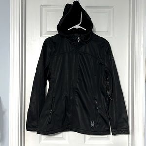 Women’s Large Black Spyder Hooded Jacket